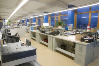 Insight into the Vocational Training department, what the room and the workplaces look like