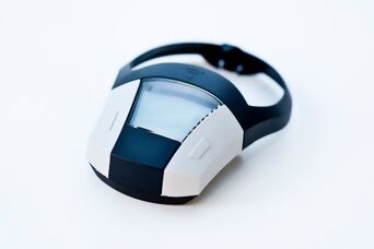 Temperaturfühler mit digitaler Anzeige und Sensorik-Symbol (wireless)