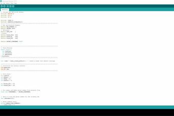 Print eines Auszugs vom Programmcode für die Kompressor Steuerung