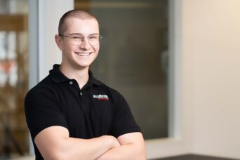 Porträt Selim Willinger, ehemaliger Elektroniker in Ausbildung