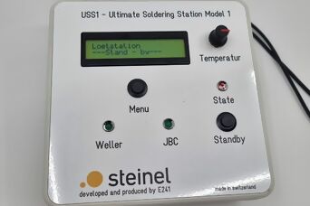 Nahaufnahme der Universal Lötstation von aussen