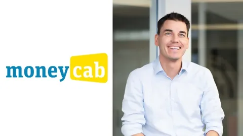 Portrait von Marco Lang und MoneyCab Logo